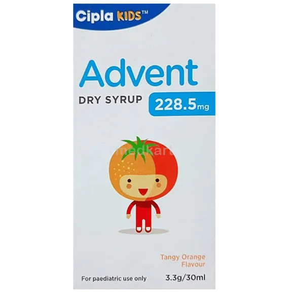 advent 228.5mg syrup 30 ml